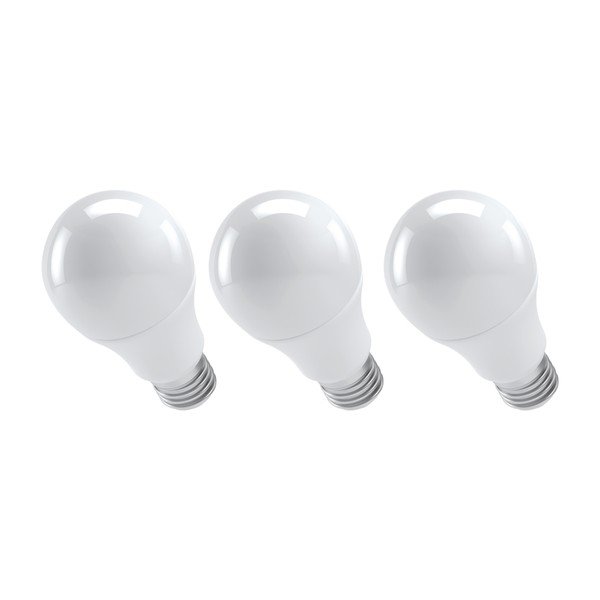 Classic Warm White 3 db LED izzó, A60, WW, 13,2W E27 - EMOS-image-2