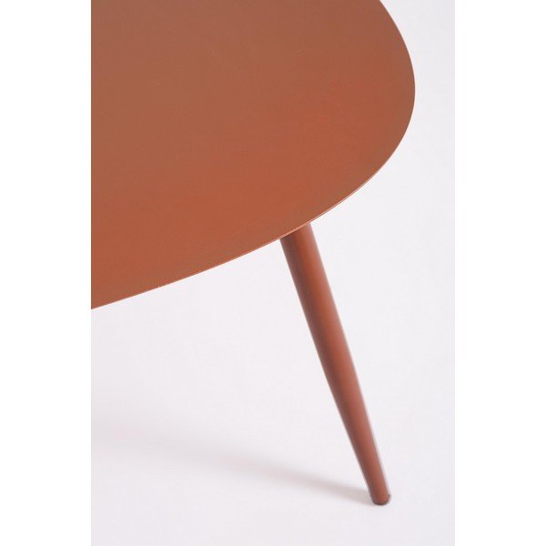 Acél kerti dohányzóasztal szett 2 db-os 73,5x77,5 cm Yvonne – Bizzotto-image-1