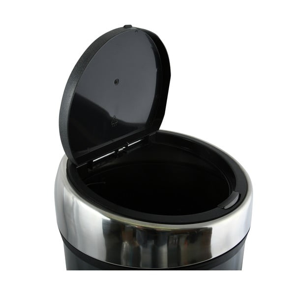 Sötétszürke acél érintésre nyíló szemetes 30 l – MSV-image-3