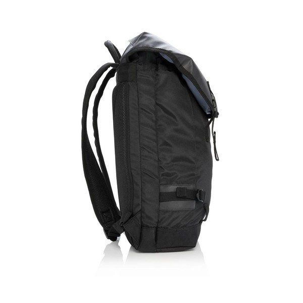 Swiss Peak fekete hátizsák 17" laptop tárolórekesszel, 20 l - XD Design-image-4