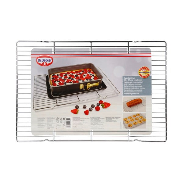 Bake fém rács sütemények hűtéséhez, 45 x 30 cm - Dr. Oetker-image-2