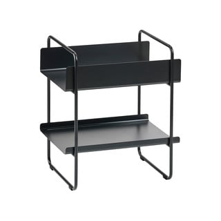 Fekete fém konzolasztal 36x48 cm A-Console – Zone