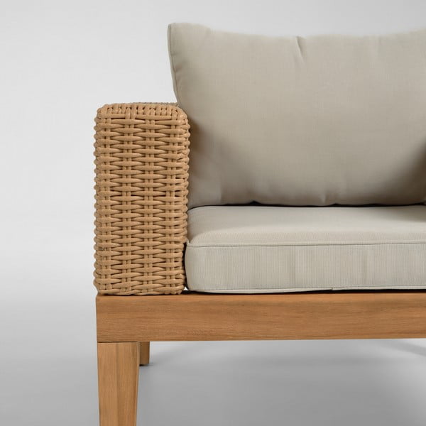 Acae kerti fotel bézs párnákkal - Kave Home-image-1