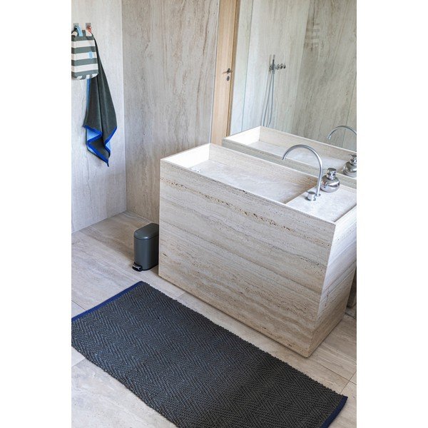 Sötétzöld juta futószőnyeg 70x150 cm Notes – Mette Ditmer Denmark-image-1