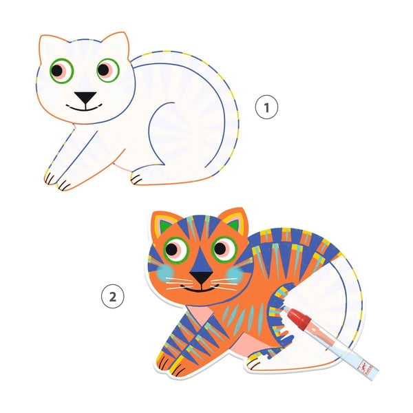 Nagy állatok vizes kifestő - Djeco-image-2