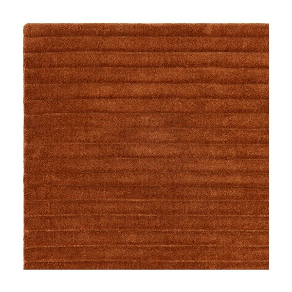 Terrakotta színű kézi szövésű gyapjú szőnyeg 120x170 cm – Asiatic Carpets-image-4