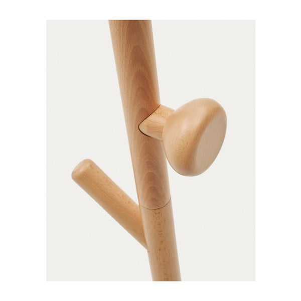 Natúr színű bükkfa fogas 46x170 cm Nadue – Kave Home-image-3