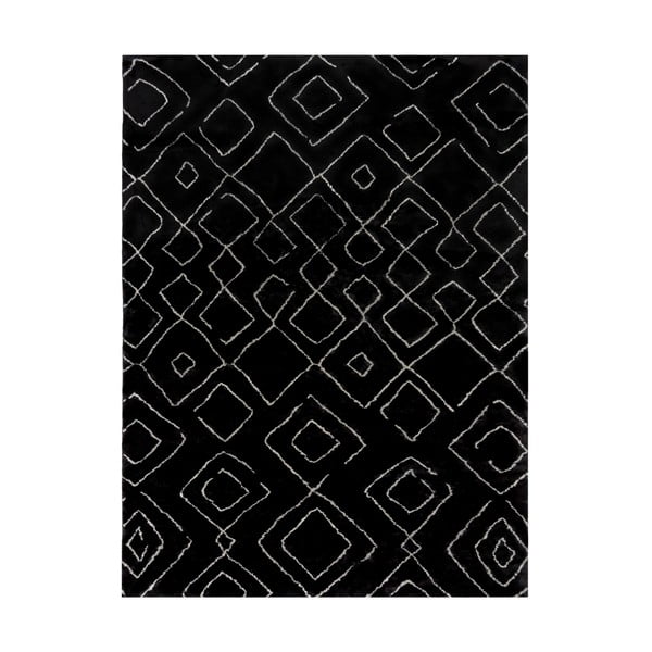 Fekete mosható szőnyeg 120x170 cm Imran – Flair Rugs