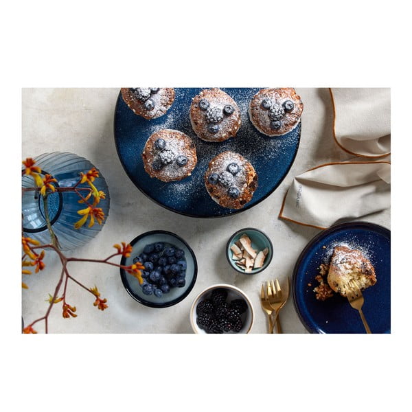 Kerámia tortatartó tálca Gastro Dark Blue – Bitz-image-4