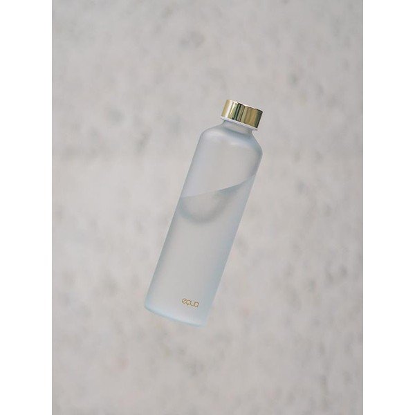 Fehér ivópalack boroszilikát üvegből 750 ml Mismatch Ash - Equa-image-1