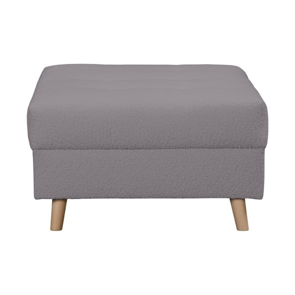 Sötétszürke buklé puff Ariella – Ropez-image-3