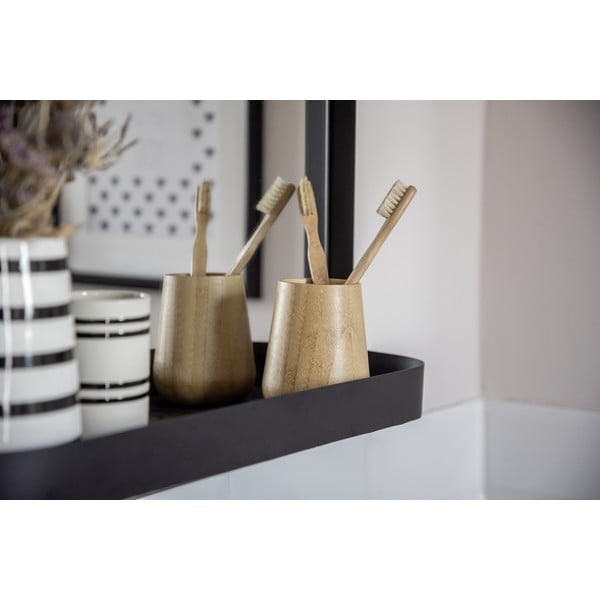 Natúr színű bambusz fogkefetartó pohár Maru – Wenko-image-4