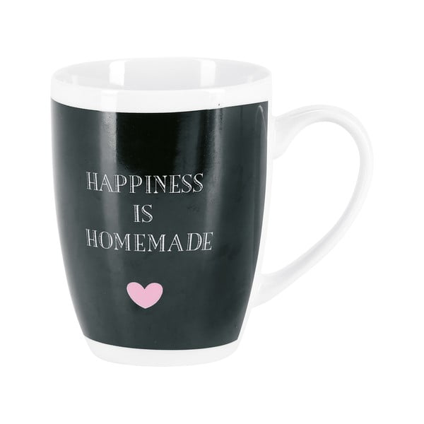 Happiness Is Homemade fekete kerámia bögre - Miss Étoile