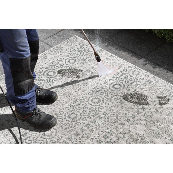 Circle zöld-fehér kültéri szőnyeg, 120x170 cm - Ragami-image-2