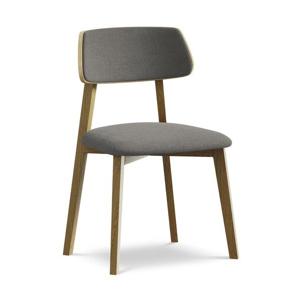 Szürke tömörfa étkezőszék Niu – Makamii