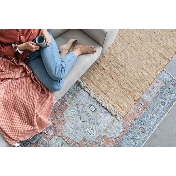 Lenny natúr kézzel készített szőnyeg, 110 x 170 cm - Nattiot-image-1