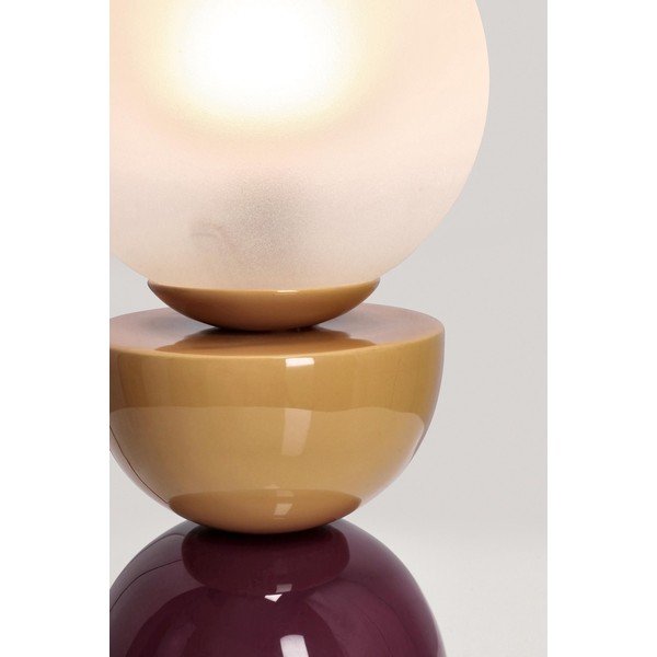 Fém asztali lámpa üveg búrával (magasság 33 cm) Malton – Bizzotto-image-4