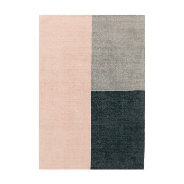 Blox rózsaszín-szürke szőnyeg, 200 x 300 cm - Asiatic Carpets
