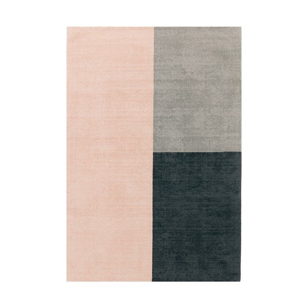 Blox rózsaszín-szürke szőnyeg, 200 x 300 cm - Asiatic Carpets