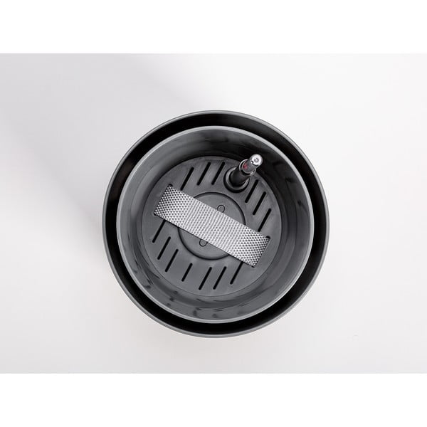 Tolita szürke önöntöző virágtartó, ø 19 cm - Plastia-image-1