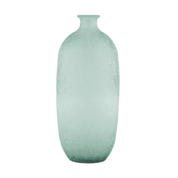 Napoles újrahasznosított üveg kék váza, magasság 45 cm - Ego Dekor