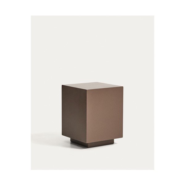 Beton kerti kisasztal 35x35 cm Rustella – Kave Home-image-4