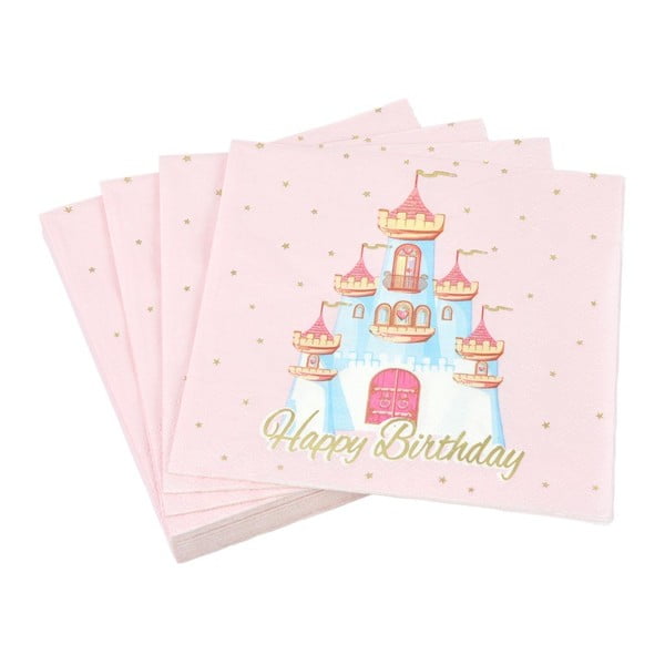 Szalvéta szett 20 db-os 33x33 cm Princess Horse – Homéa