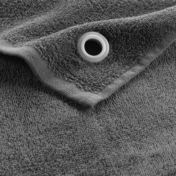 Antracitszürke frottír pamut törölköző 50x50 cm Cuistot – douceur d'intérieur-image-2