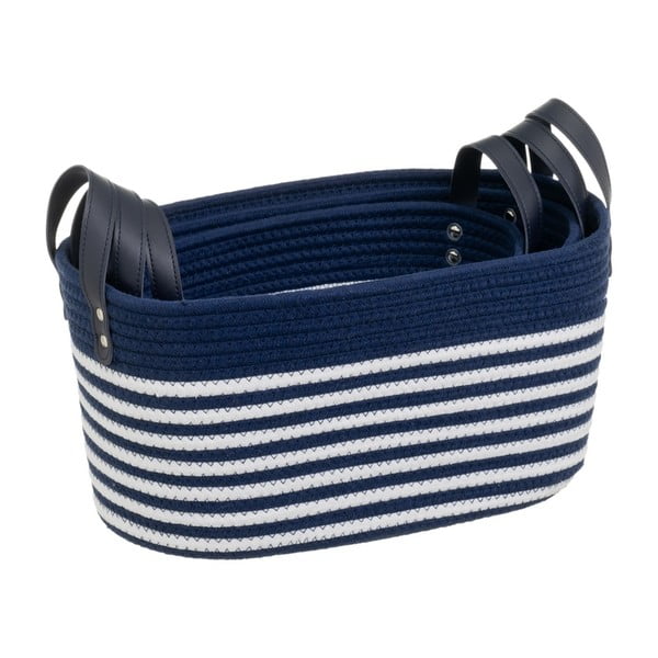 Textil tárolókosár szett 3 db-os 38x22x20 cm – Casa Selección-image-4