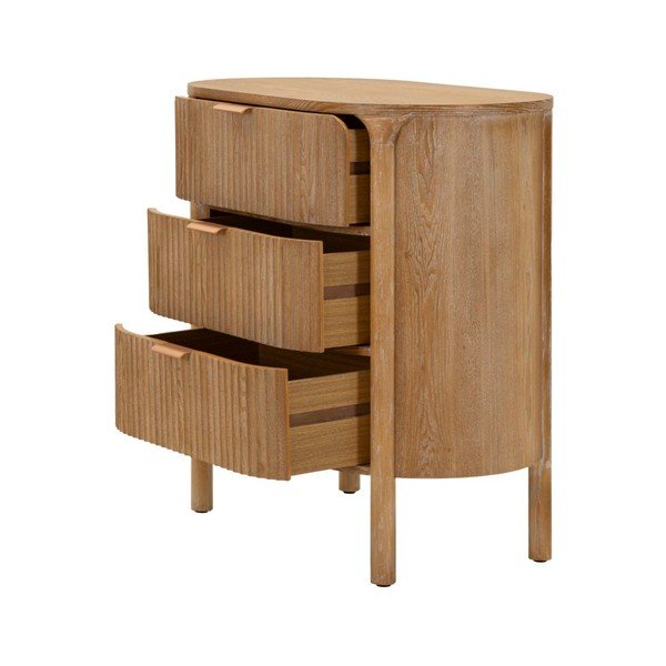 Natúr színű jegenyefenyő komód 80,5x82x47 cm Gothenburg – Mauro Ferretti-image-3