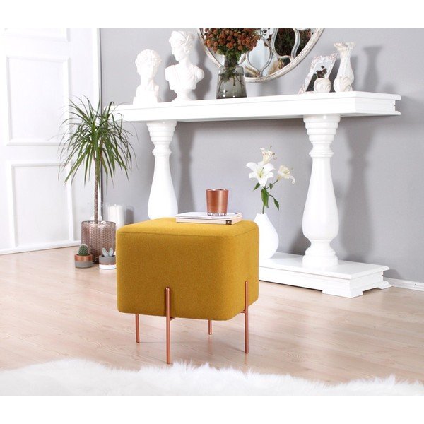 Mustársárga puff Copper – Artie-image-2