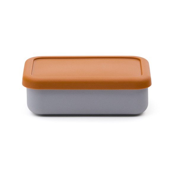 Kék-narancssárga szilikon gyerek uzsonnás doboz Lili – Kave Home