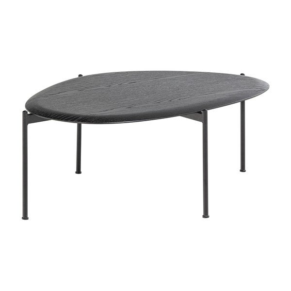 Fekete dohányzóasztal 67x92 cm Kota – WOOOD-image-3