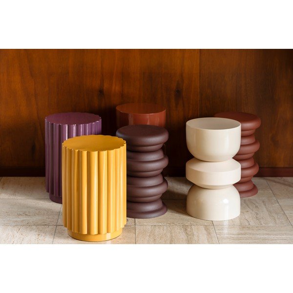 Kerek tárolóasztal ø 29 cm Apollo – Dutchbone-image-2