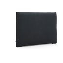 Antracitszürke kárpitozott ágytámla 180x118 cm Jaira – Kave Home