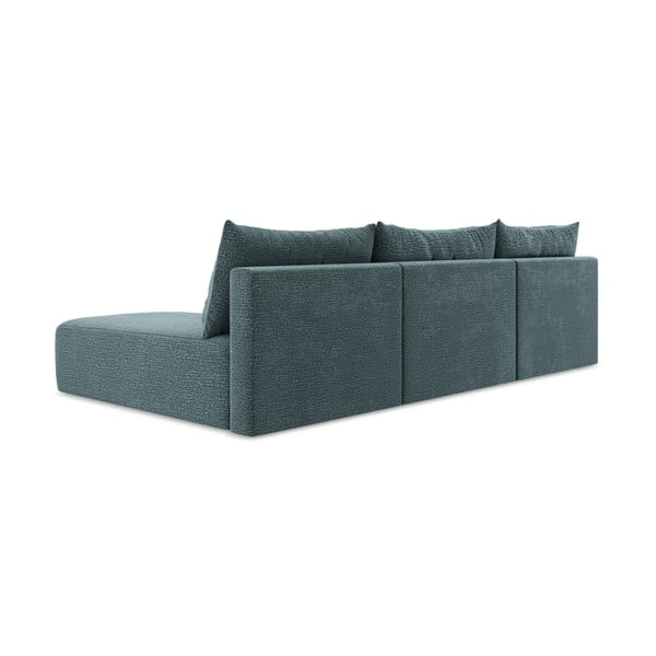 Türkiz kinyitható-tárolóhelyes sarokkanapé Kalena – Makamii-image-3