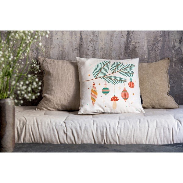 Díszpárna szett 2 db-os karácsonyi mintával 45x45 cm Christmas Ornaments – Butter Kings-image-1