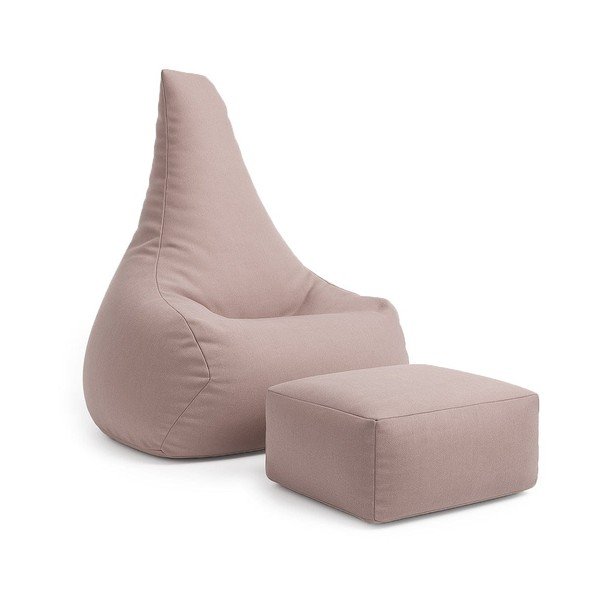 Rózsaszín gyerek babzsákfotel Outzy – Meowbaby