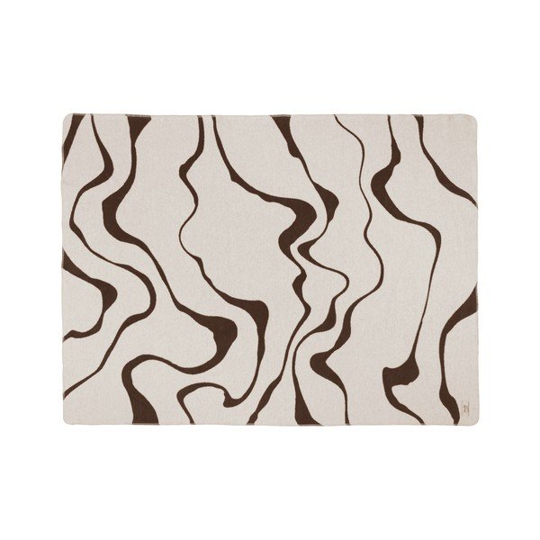 Barna-krémszínű takaró 150x200 cm Felu – noo.ma-image-4