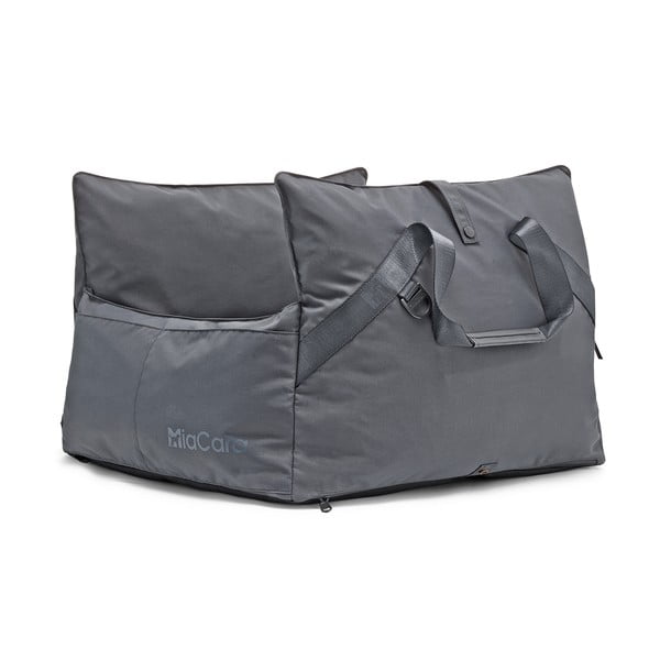 Sötétszürke hordozó táska kutyáknak 50x50 cm Viaggio Asphalt – MiaCara