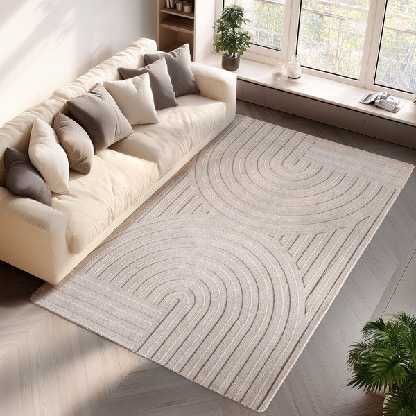 Krémszínű szőnyeg 160x230 cm Pompei – Ayyildiz Carpets-image-1