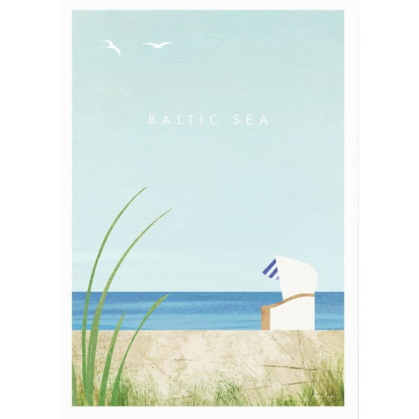 Poszter 50x70 cm Baltic Sea – Travelposter