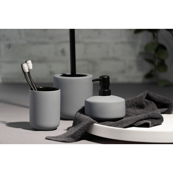 Avellino szürke kerámia fogkefetartó pohár - Wenko-image-2