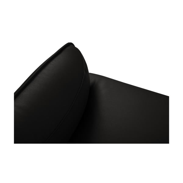 Neso fekete bőr kanapé, 235 x 90 cm - Windsor & Co Sofas-image-4