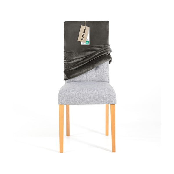 Szürke gumis szék huzat szett 4 db-os 48 cm Sento – Restilo-image-4