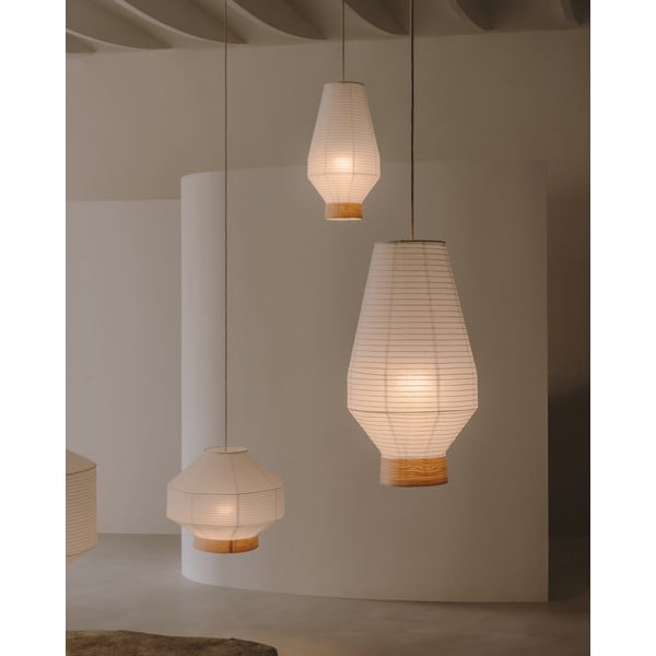 Fehér lámpabúra ø 30 cm Hila – Kave Home-image-2