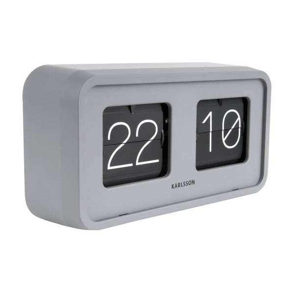 Bold Flip szürke asztali óra - Karlsson-image-4