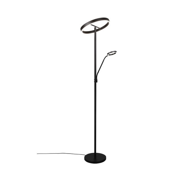 Fekete LED állólámpa (magasság 180 cm) Willis – Trio