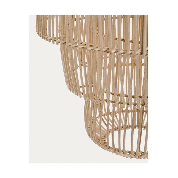Natúr színű rattan lámpabúra ø 38 cm Janoa – Kave Home-image-3