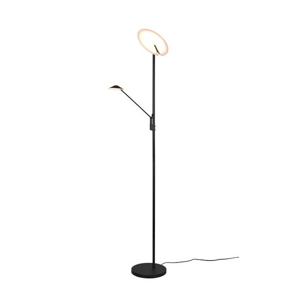 Matt fekete LED dimmelhető állólámpa (magasság 180 cm) Brantford – Trio-image-2